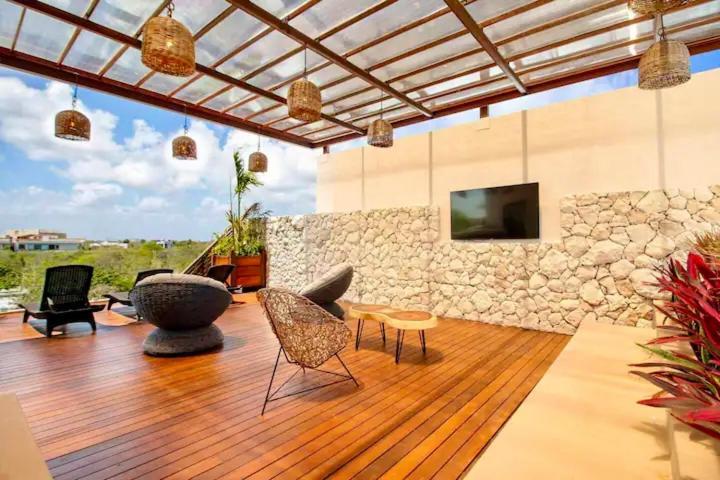 Sky Tulum Condo K104 ภายนอก รูปภาพ